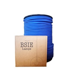 Fabric Cable for DIY and Catering, Textile Cable, Elegant and Chic for Lamps and Home Office (Blue)