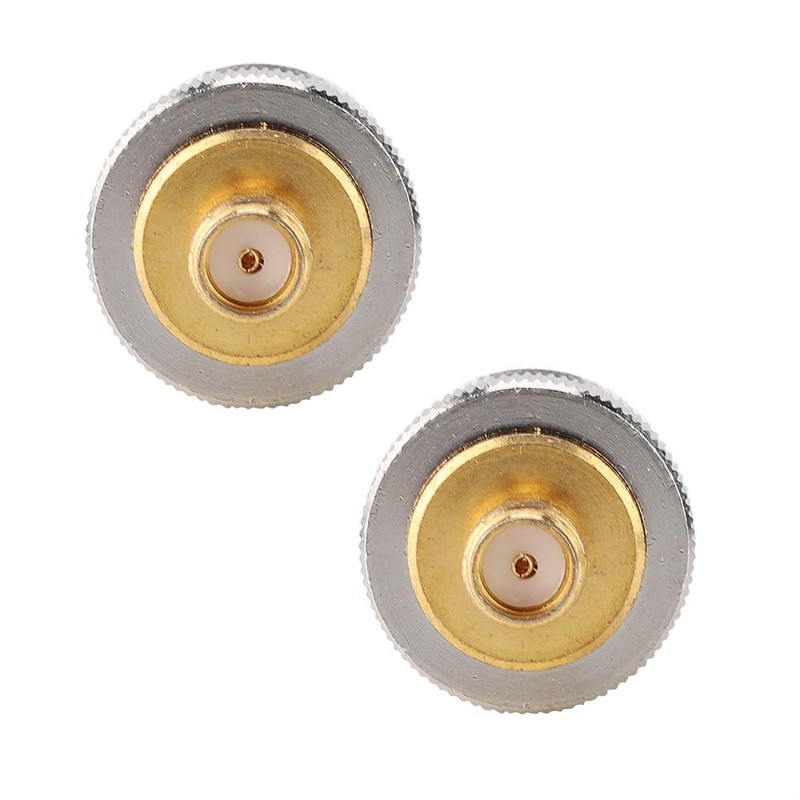 2PCS UHF Connector Female S0239 to SMA-F Adapter RF Coaxial