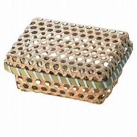 Bamboo Basket with Lid 7.9 inches (20 cm) 27-30