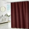 Householdfurnishing Super Quality Waterproof Polyester bathroom Shower Curtains with hook