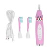 Kids Electric Toothbrush Sonic Smart Timer Cartoon Shape Soft IPX7