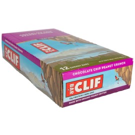 Clif Bar Original Chocolate Chip Peanut Crunch - Barra Energética Orgánica para Activo