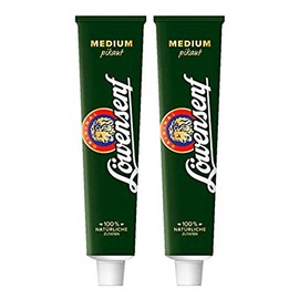 German Mustard Düsseldorfer Löwensenf Medium 100ml Pack of 2