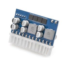 Aukuoy 24Pin PSU ATX 12V DC Input 160W Peak Output Switch ATX Pico PSU Mini ITX PC Power Supply for Computer