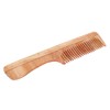 SVATV HANDCRAFTED NEEMWOOD COMB FOR DETANGLING HAIR FOR THICK, CURLY