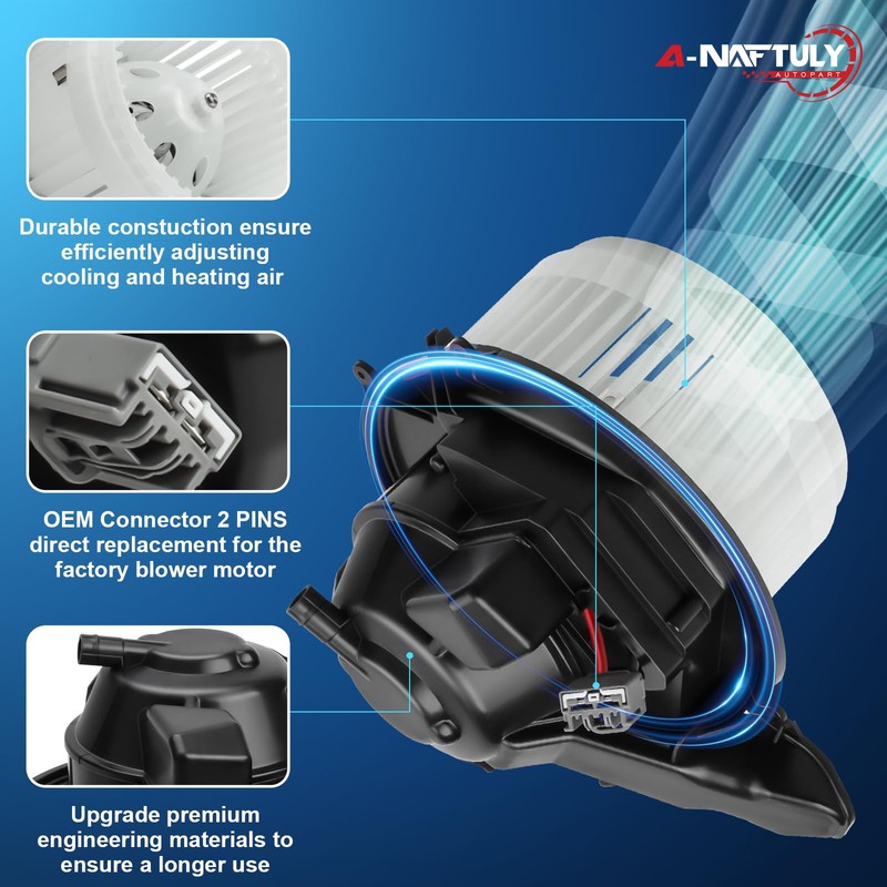 A-NAFTULY AC Blower Motor Fan Replacement Fits for 1999-2006 Volvo