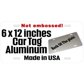 Indiana State Police Aluminum flat novelty car license plate