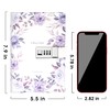 CAGIE Diary with Lock for Women Gift Romantic Flower Locking