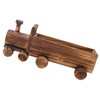 Wooden Flower Pot Cartoon Train Shape Good Ventilation Succulent Flower