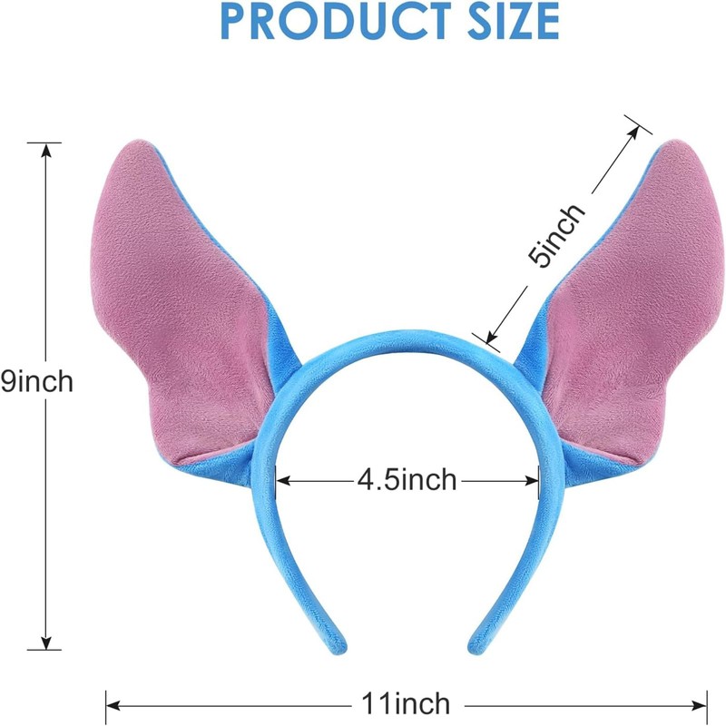 Dehott Stitch Headband with Ears - Soft Headband for Children
