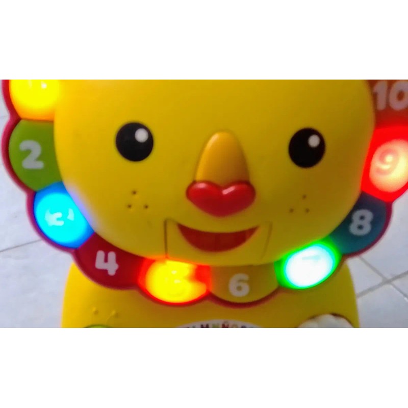 Fisher Price Leoncito Andadera Luz Sonido Correpasillos Café Claro (Usado)