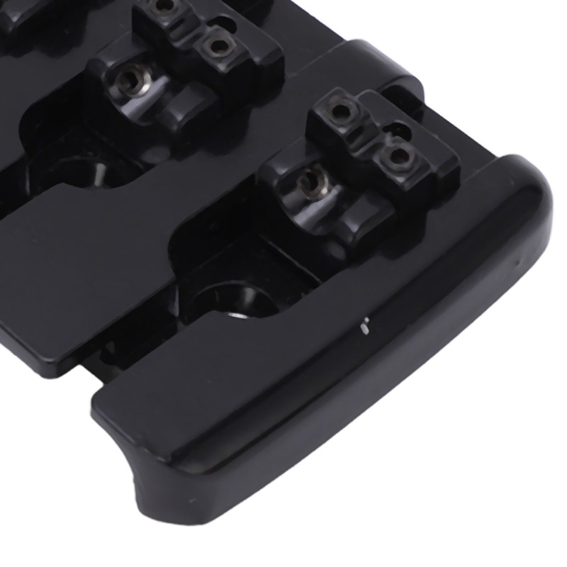 Guitar Bridge 4 String Metal Tailpiece Instrument Accessory Set Kit