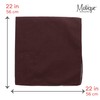 Motique Accessories Solid Color Bandana (Brown)