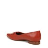 Naturalizer Womens Joiner Pointed Toe Ballet Flat Tomato Red Leather