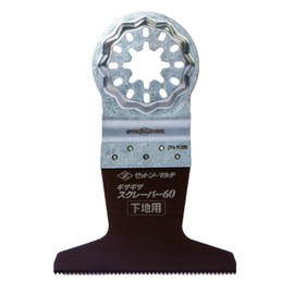 Z Z Sales Multi Jagged Scraper 2.4 inches (60 mm), 2.6 inches (65 mm), Compatible with Star Lock, 20022, Renovation Construction, Ground Treatment