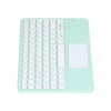 Touch Wireless Keyboard Round Keycaps Ergonomic Design Ultra Thin Smart
