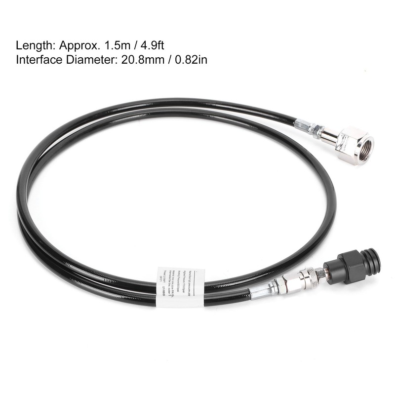 CGA320 1.5m Soda Hose Adapter CO2 Gas Cylinder Refill Adapter