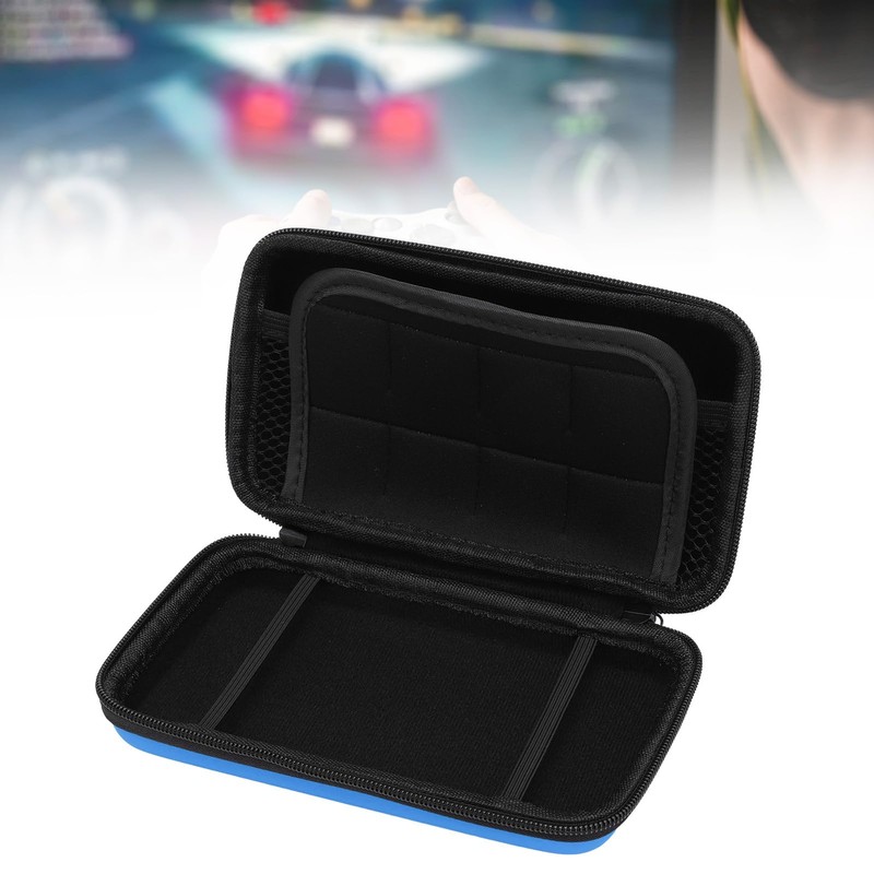 Game Console Carrying Case, 8 Slot EVA Game Console Protective