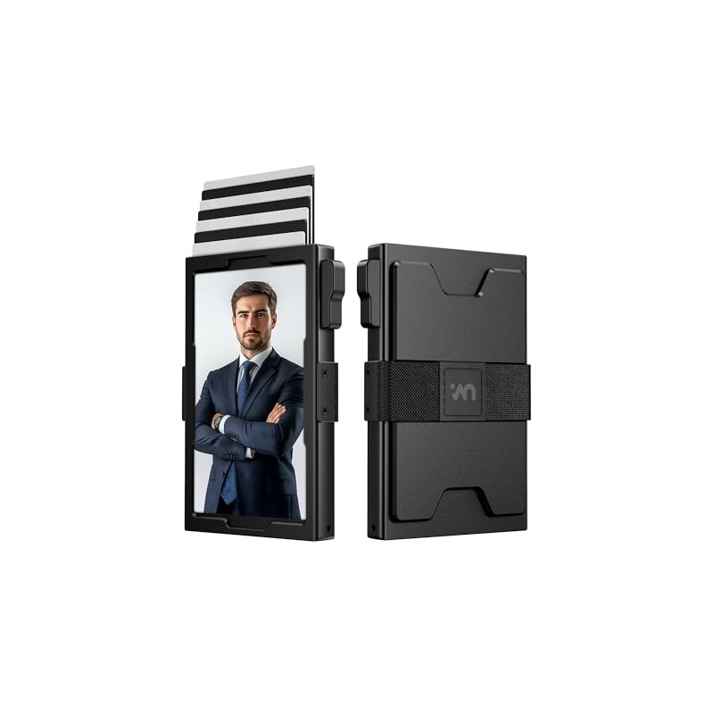 Slim Card Holder Wallet for Men, RFID Blocking Minimalist Wallet