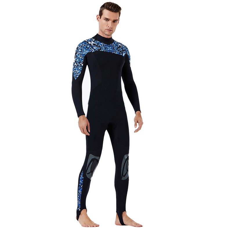 1.5MM Diving One Piece Swimsuit Sunscreen Long Sleeve for Snorkeling