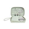 Stackers Cable Storage Bag, sage green, Minimalist