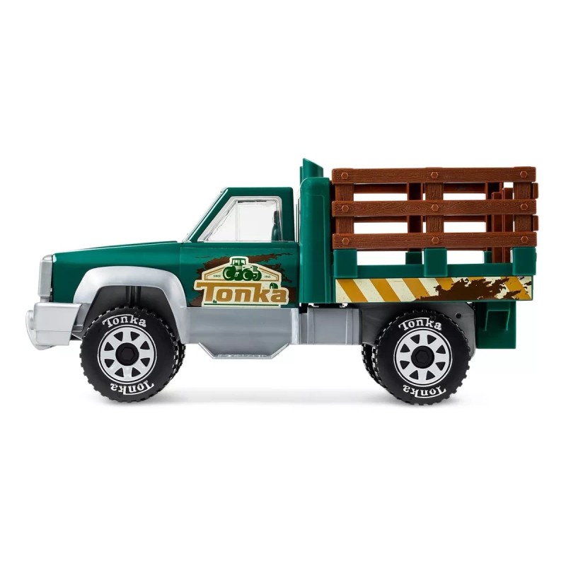 Tonka Steel Classic Pickup Camion Agricola Acero Verde / H
