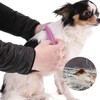 LLTGMV Flea Comb with Rubber Handle, Flea and Tick Comb