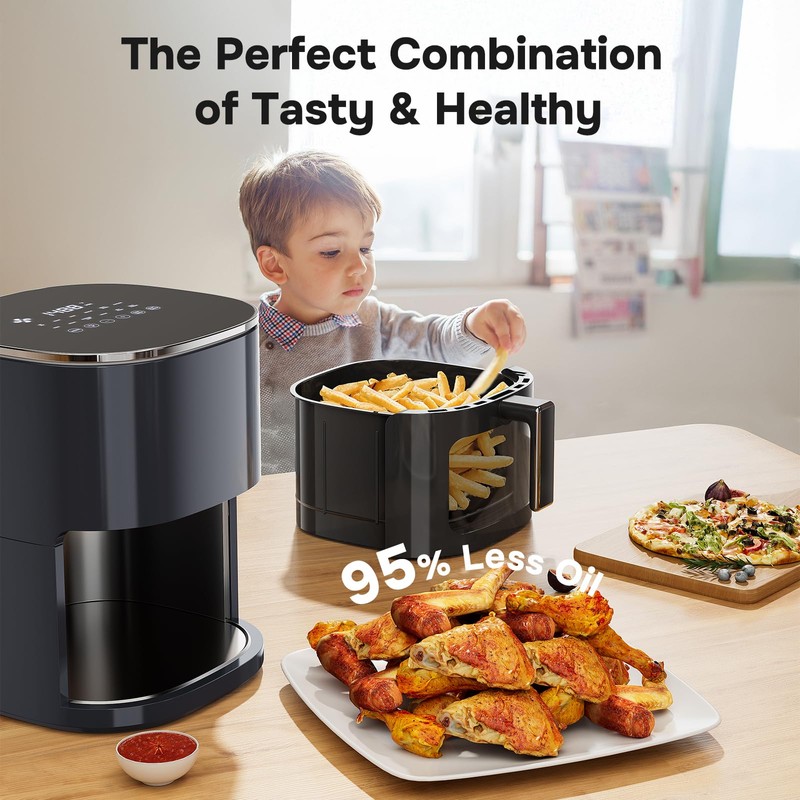 Simple Deluxe Air Fryer - 6.34 QT Digital Airfryer with