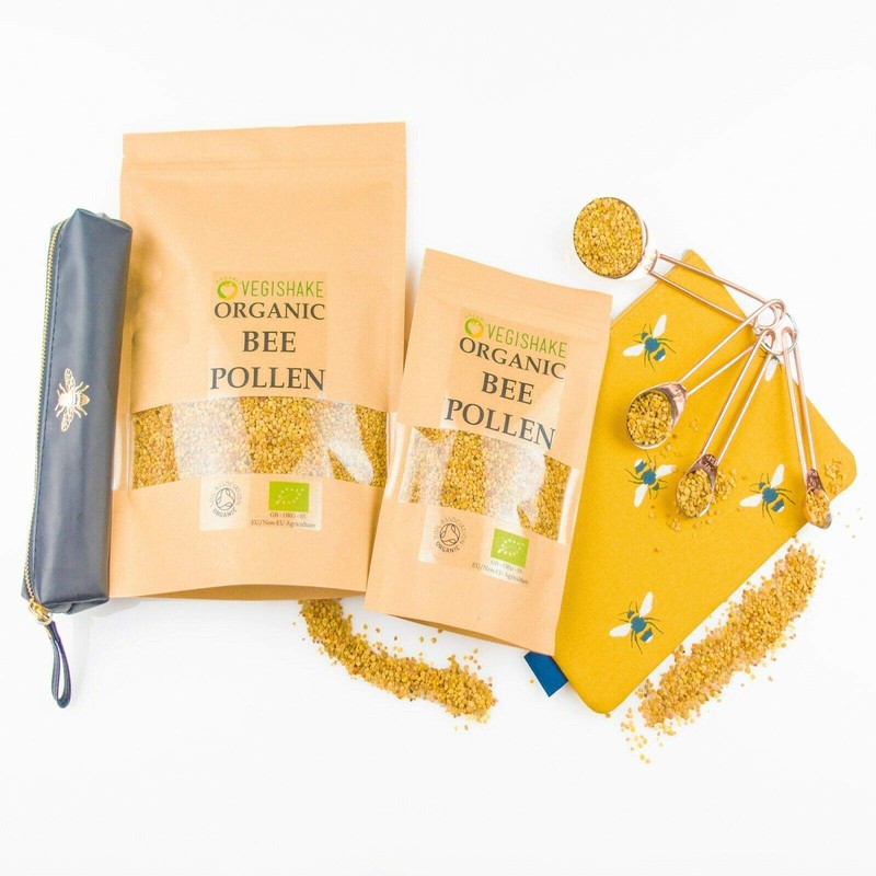 Bee Pollen B-Complex Vitamins B1 B2 B9 C E and