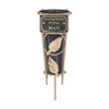 Graveside Memorial Flower Holder Vase – Durable Metal Spike Grave