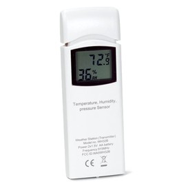 Ambient Weather WH32B Thermo-Hygrometer-Barometer Sensor Only for WS-0900-IP, WS-1002-WIFI, WS-1550-IP, WS-2000, WS-5000
