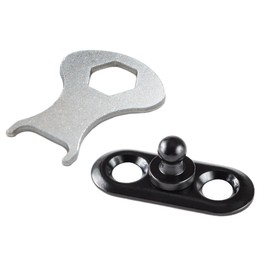 Tenax Black 1 Base Perforated Plate + 1 Tenax Key