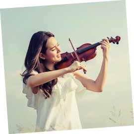 SUPVOX Violin Bow Red Sandalwood Practice Bow for Students with Quality Horsehair String Music for Beginners and Young Musicians