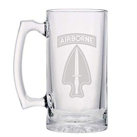 1st Special Forces Detachment SSI SFOD-D Operations Command US Army - Delta Force Etched Etched Stein Glass 16oz. Mug