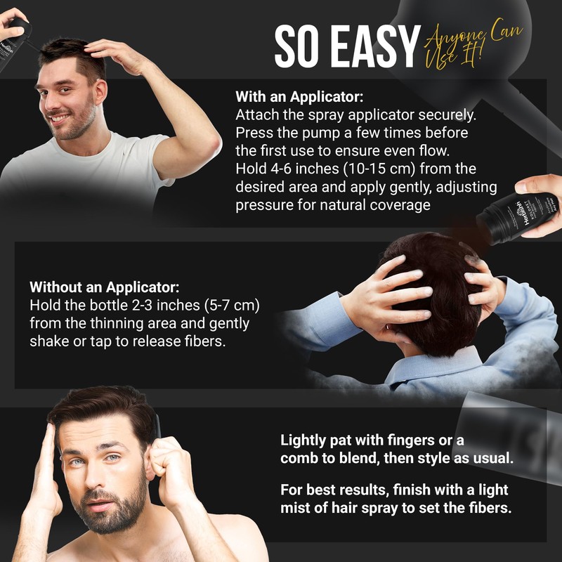 Herbishh Hair Fiber (Dark Brown, 27 G)