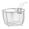 Round Fry Basket Stainless Steel Wire Mesh French Chip Deep