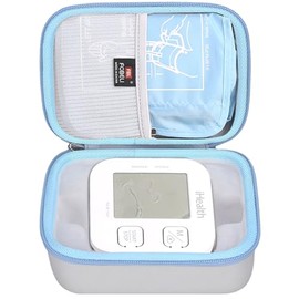 FBLFOBELI - Funda de transporte dura de repuesto para iHealth Track Smart Monitor de presión arterial en la parte superior del brazo, máquina Bluetooth para manguitos de presión arterial, bolsa
