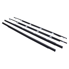 NewYall Front Rear Left and Right Outer Door Window Belt Weatherstrip Set for Honda Civic Sedan 1992 1993 1994 1995