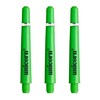 Unicorn Gripper 4 Neon Dart-Schäfte, grün, Ultra Short