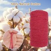KineticKraft Macrame Yarn 2 mm x 100 m Cotton, Pack