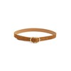 PIECES Pcjuva Women's Suede Jeans Belt Noos Belt, Cognac/Detail:w Brushed