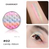 CHARMACY Paleta De Sombras De Ojos Chameleon Diamond Rainbow, Iluminador