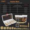 HANGLIFE M6 Heat-Set Threaded Inserts with Insert Tip, Heat Set