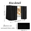 Aisi Bunk Bed Curtains Dorm Room Privacy Canopy Blackout Bunk