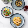 LERATIO Ceramic Dinner Plates Set of 6, 10.5 Inch Handmade
