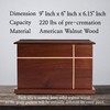 Aspen Studio AspenStudio Cross Walnut Wooden Urn for Cremation Human