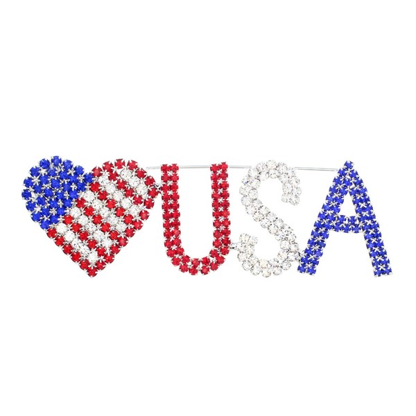 Rosemarie Collections Stunning July 4th Patriotic Holiday USA Red White