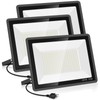 YANYCN 3 Pack 200W LED Flood Light,Super Bright Exterior Security