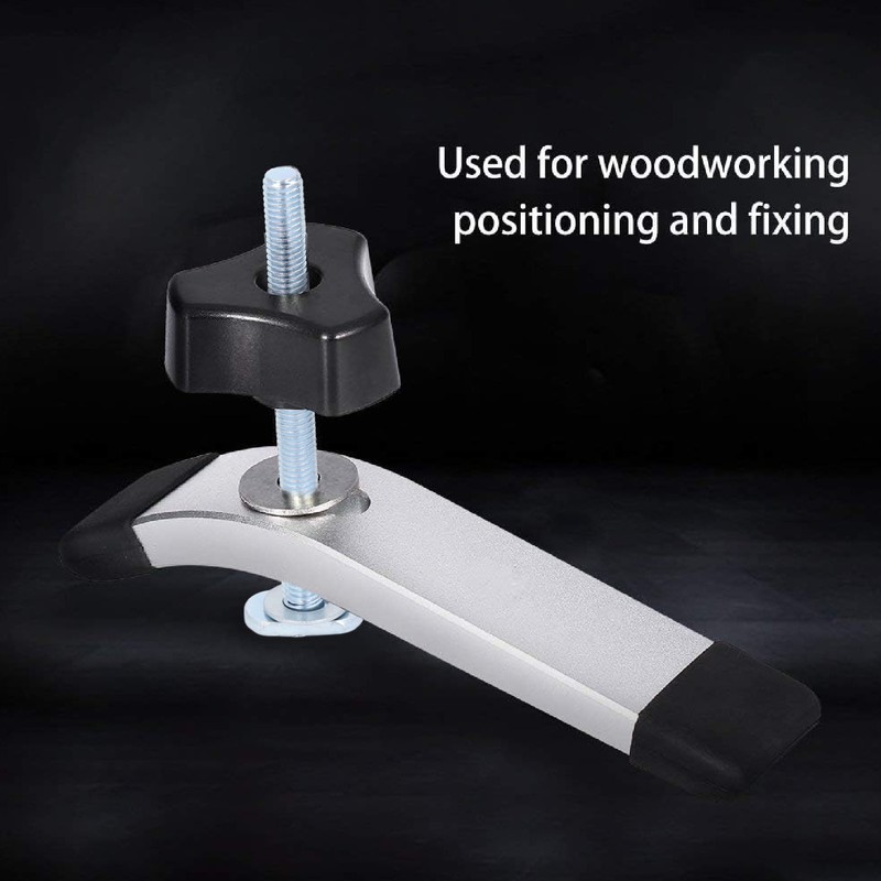 10 Sets T Track Knobs Stainless Steel M8x100mm Threaded Bolt