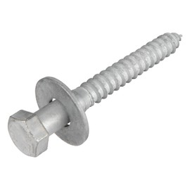 1/2 x 6 (25 Pack) Lag Screw Kit, 25 Screws and 25 washers, Hot Dip Galvanized, Meets ASME B18.2.1 Industrial/Commercial Grade by Makers Bolt